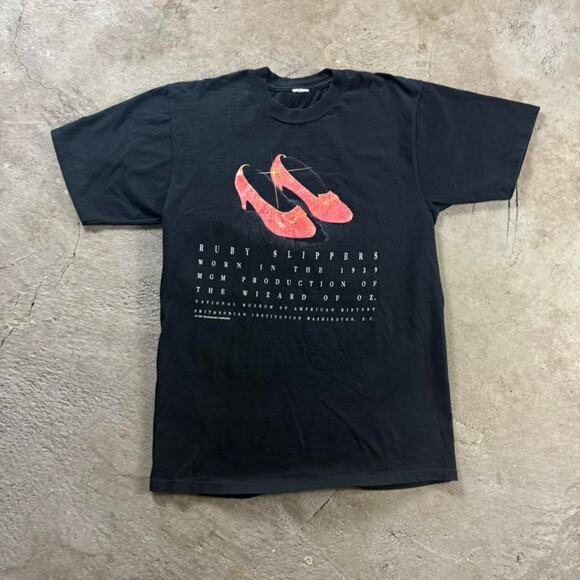 Vintage VTG 90’s Smithsonian Museum Wizard Of Oz Single Stitch Graphic T-Shirt - Picture 6 of 8